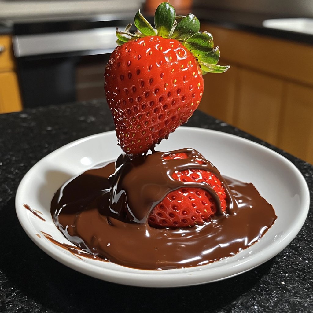 Schoko Erdbeeren selber machen