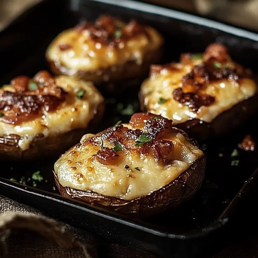 Gefüllte Kartoffeln nach Flammkuchen-Art