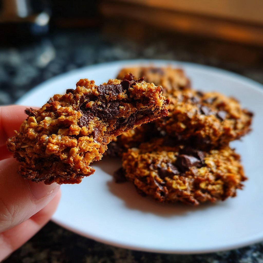 Gesunde Haferkekse mit Kakao