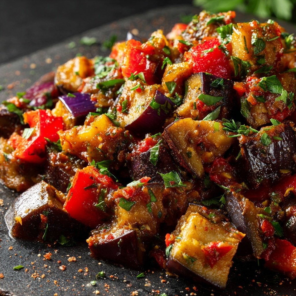 Gemüsecurry mit Aubergine