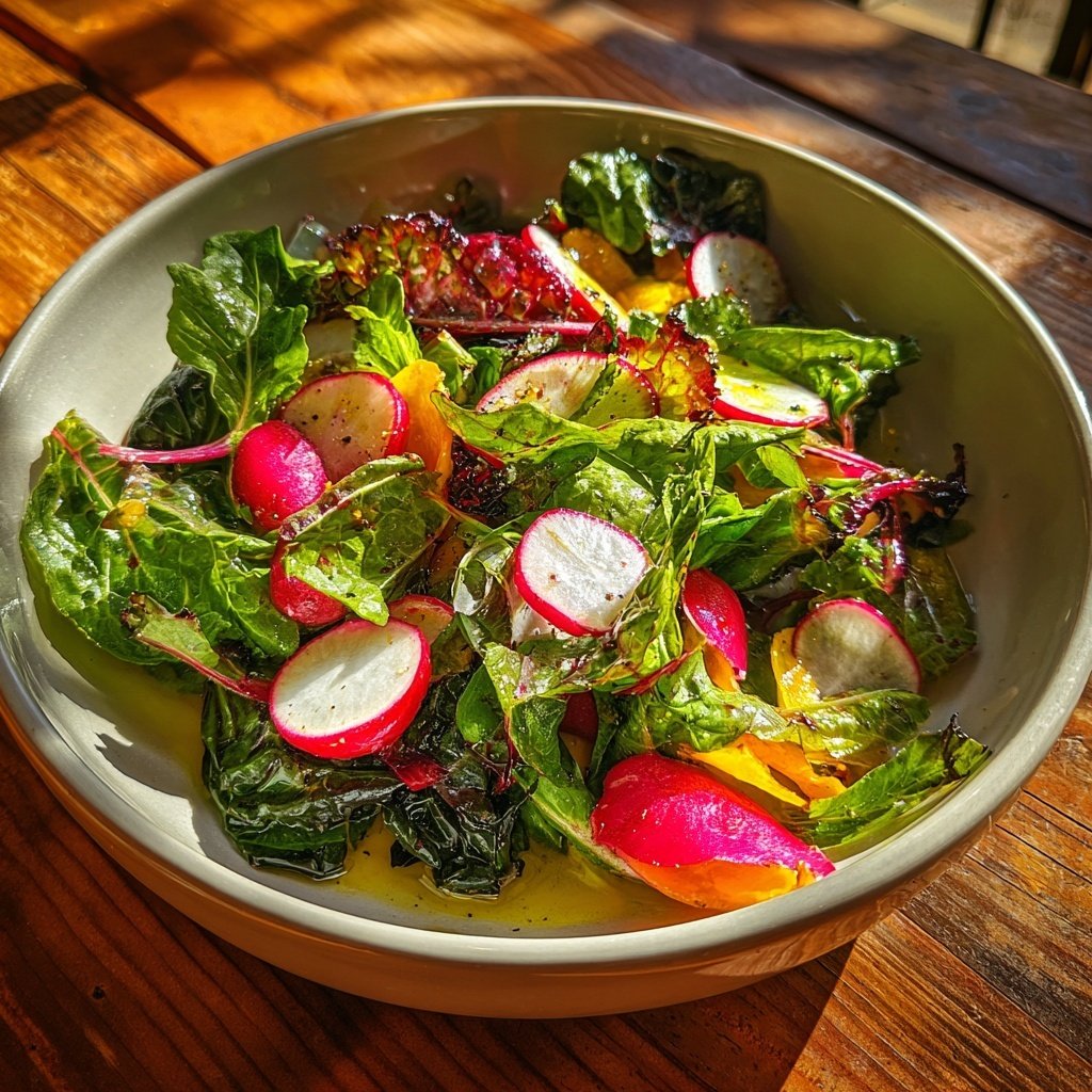 Grill Beilagen Salat Mit Radieschen