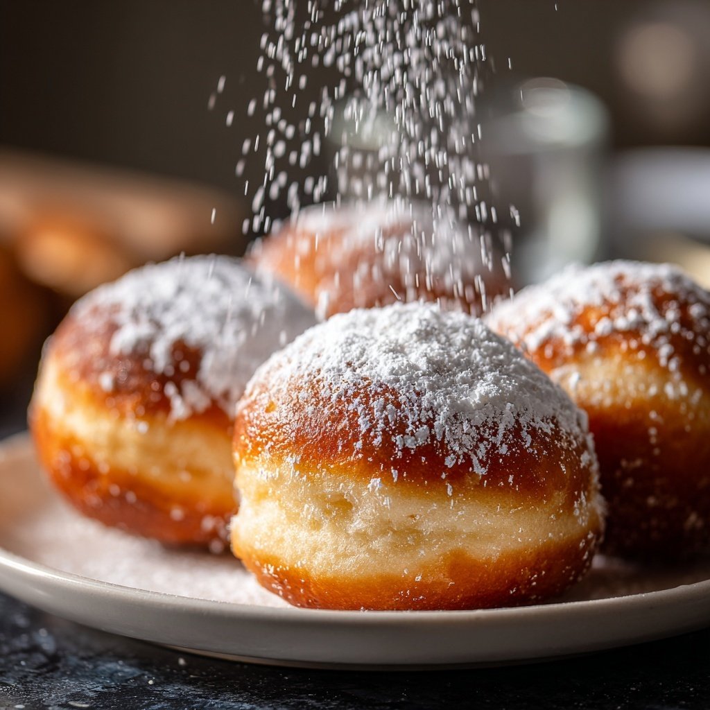 Quarkbällchen aus dem Backofen