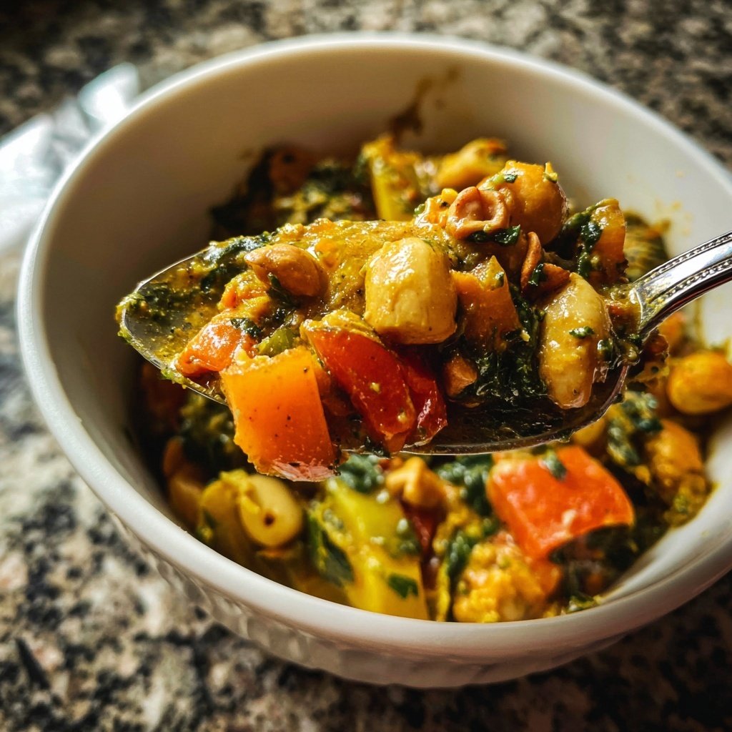 Gemüsecurry mit Erdnuss