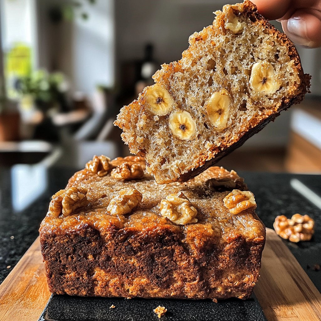 Bananenbrot mit weicher Krume