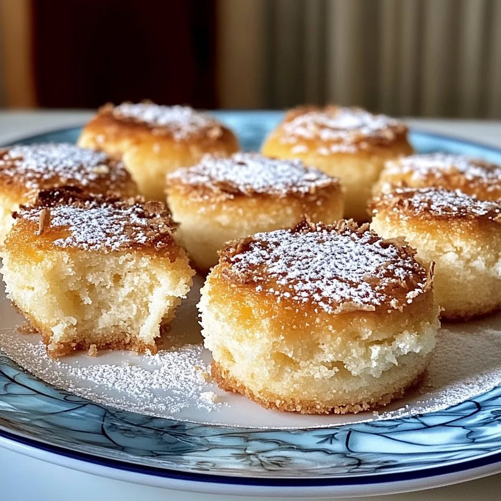 Portugiesische Kokosnusskuchen