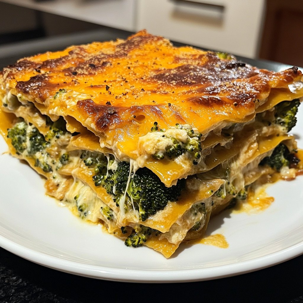 Lasagne mit Brokkoli