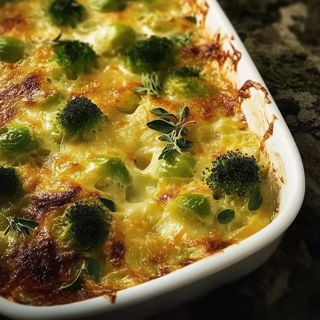 Rosenkohl-Kartoffel-Auflauf