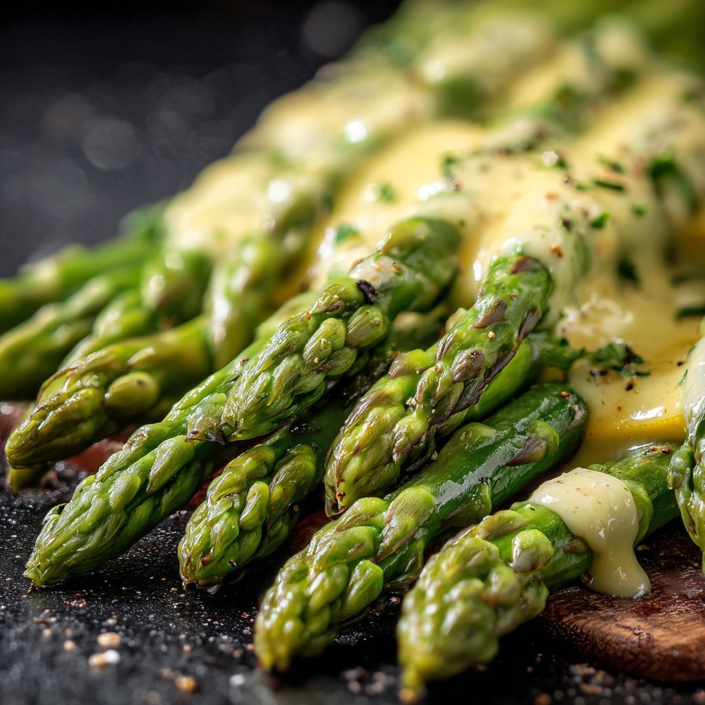Grüner Spargel Mit Zitronen Sauce
