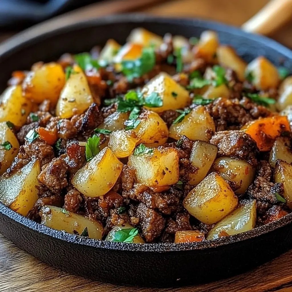 Mexikanische Hackfleisch-Pfanne mit Kartoffeln