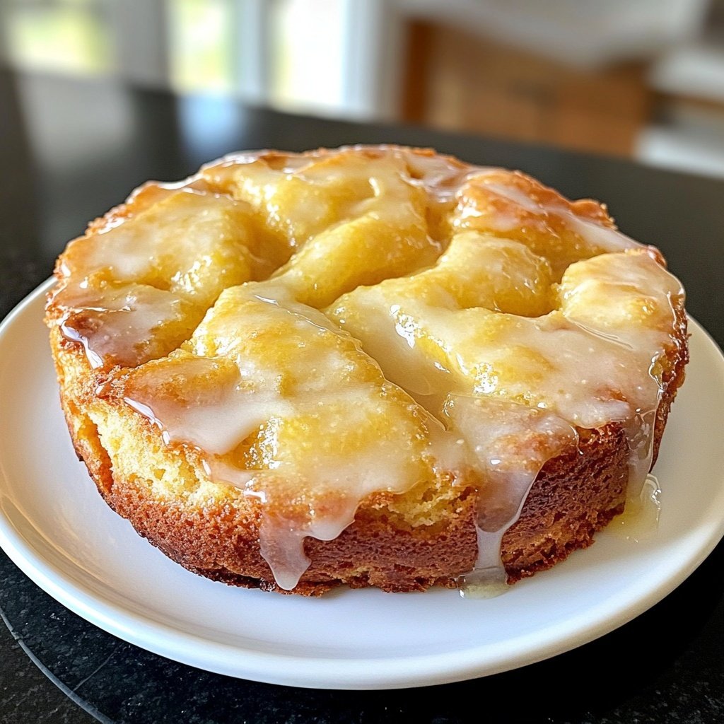 Zitronenkuchen mit Zitronensirup