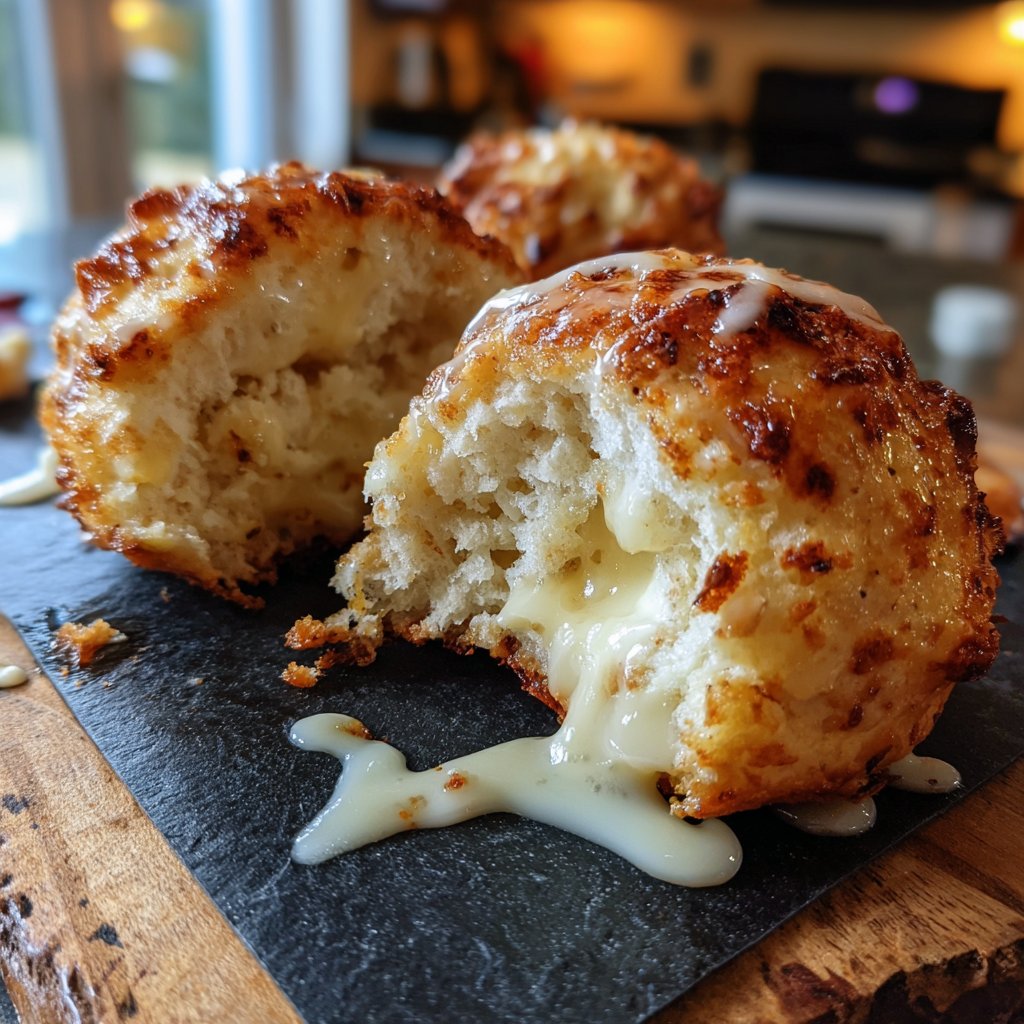 Quarkbällchen mit Joghurtteig