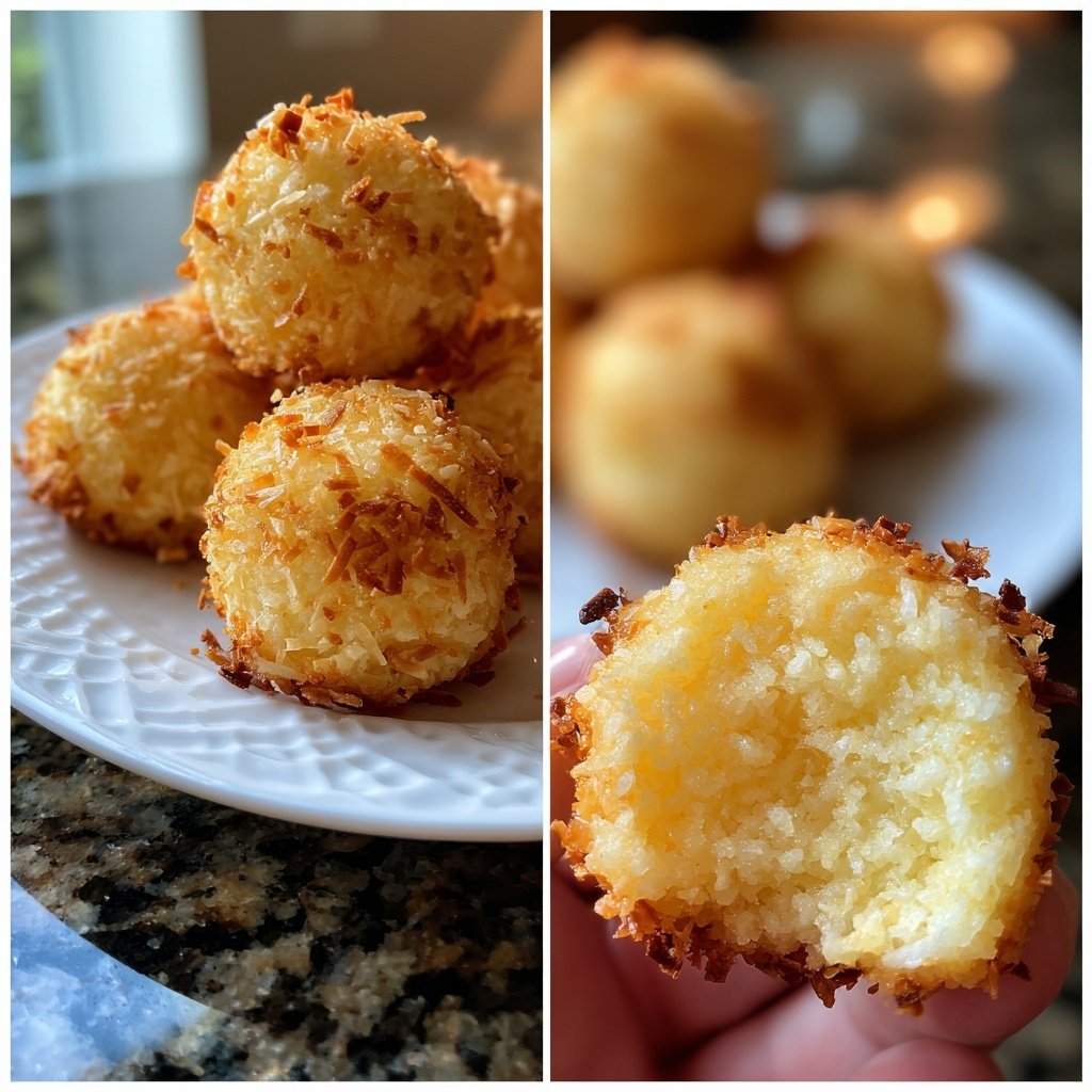 Protein Bällchen mit Kokosöl