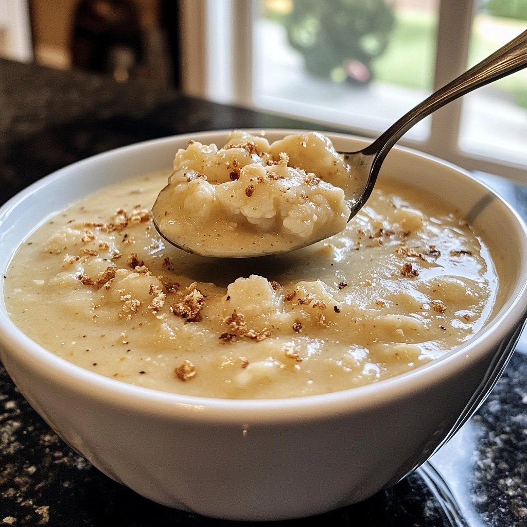 Leichte Blumenkohlsuppe ohne Sahne