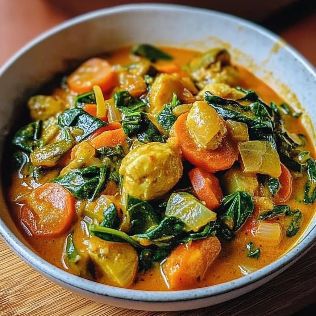 Rosenkohl-Curry mit Spinat, Möhren und Lauch