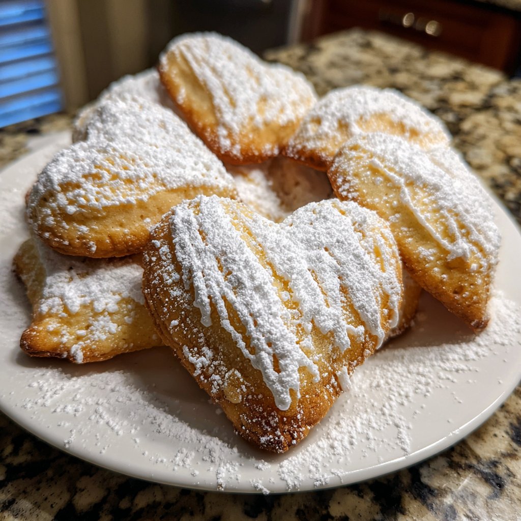 Butterkekse in Herzform